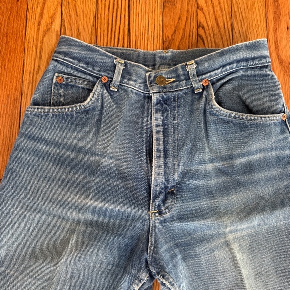VINTAGE 80s/90s Women’s Denim Jeans LEE Bootcut - Picture 6 of 8